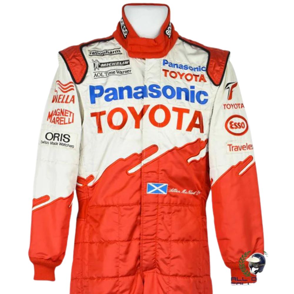 Toyota Gazoo Racing Formel 1 Rennanzug Replik (Allan McNish Rennen 2002)