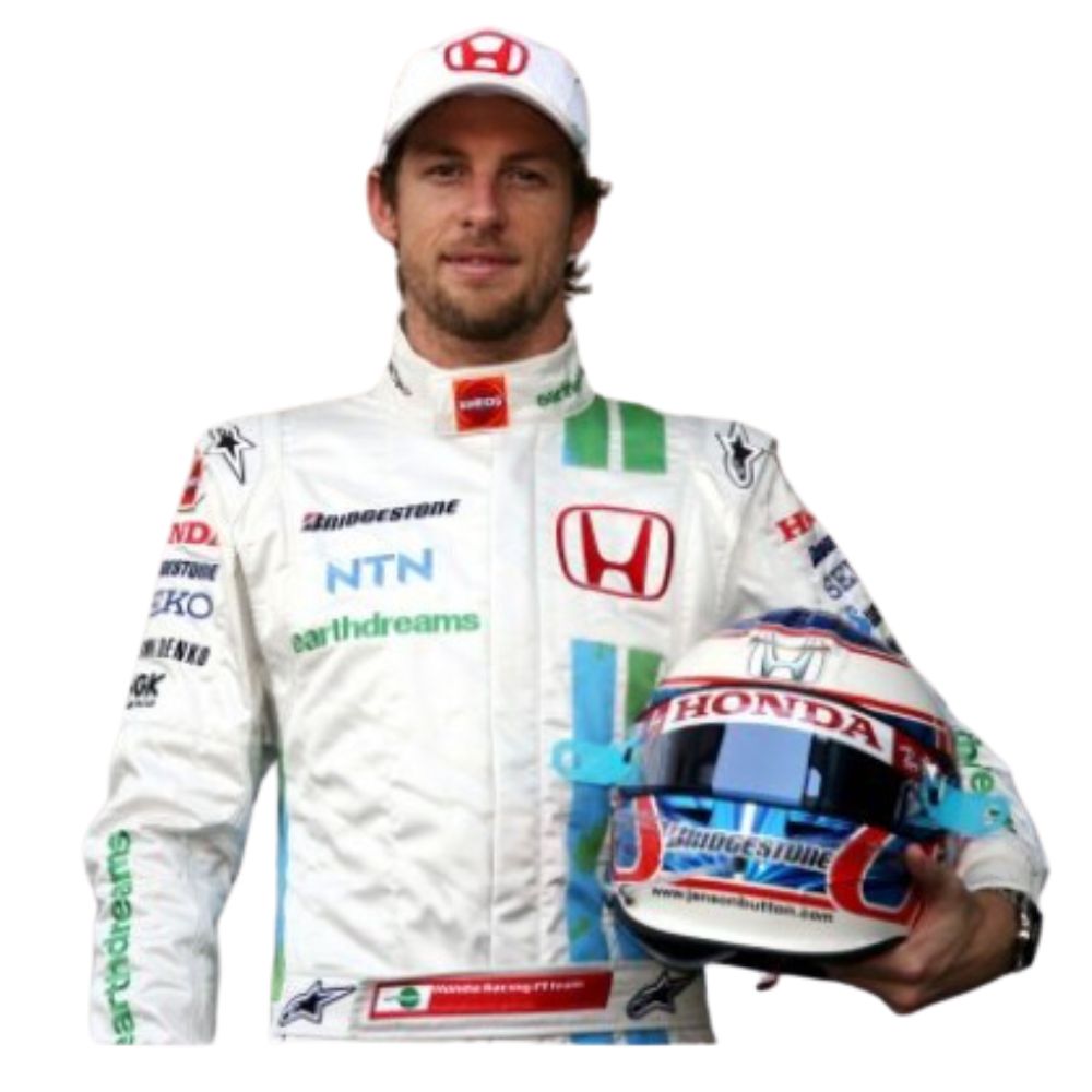 Formel 1 Rennoverall-Replika (Honda: Jenson Button Rennen 2008)