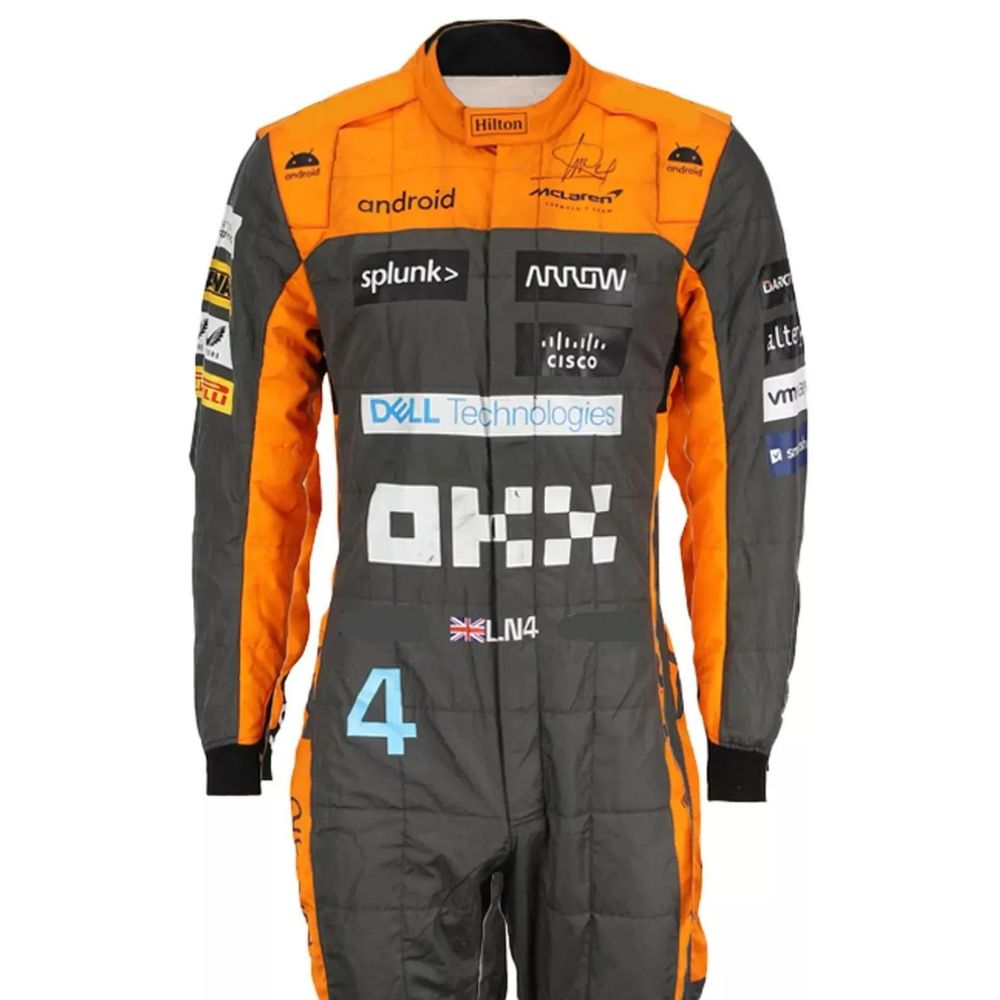 McLaren Formel-1-Team Lando Norris Formel-1-Rennanzug-Replika 2023