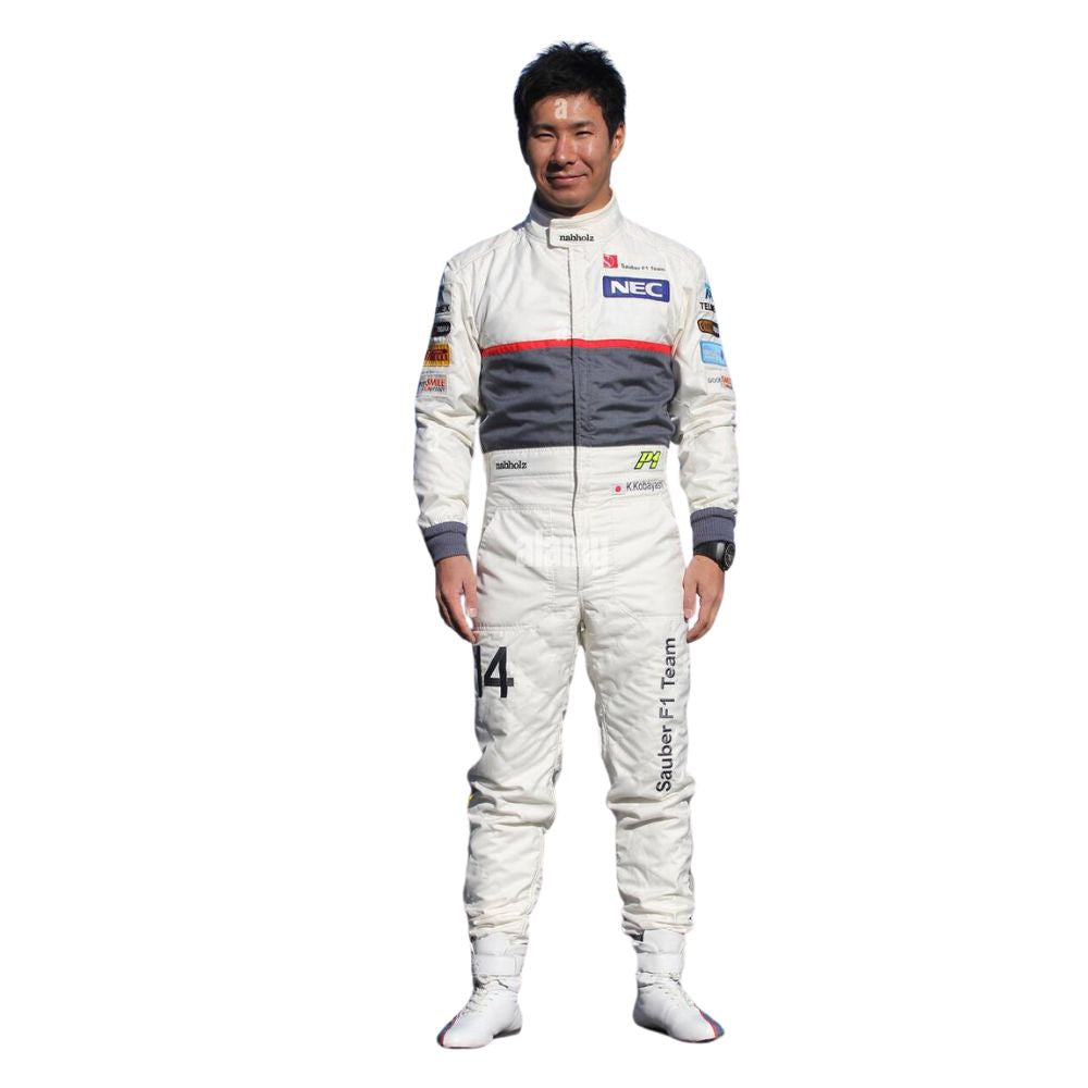 Stake F1 Team Kick Sauber 2012 Formel 1 Rennanzug Replik (Kamui Kobayashi)