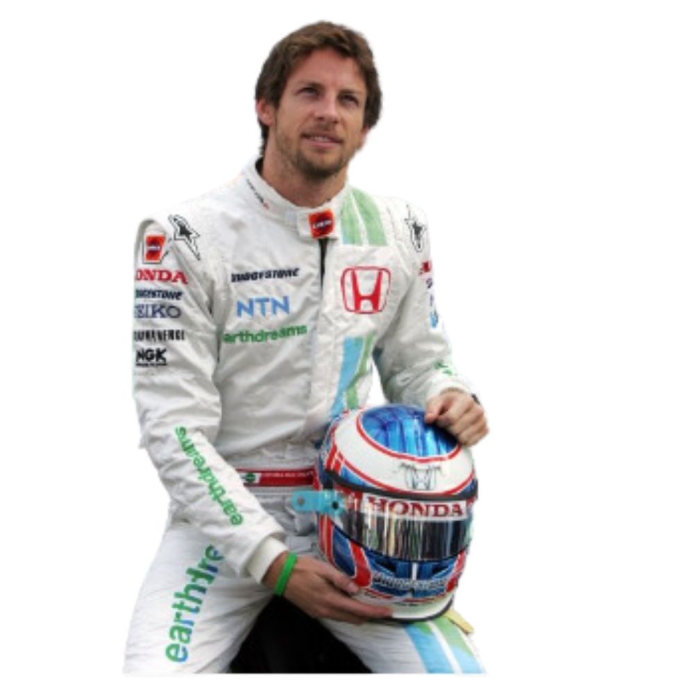 Formel 1 Rennoverall-Replika (Honda: Jenson Button Rennen 2008)