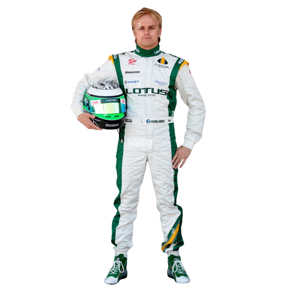 Formel 1 Rennanzug Replik (Heikki Kovalainen Lotus 2010er Rennen)