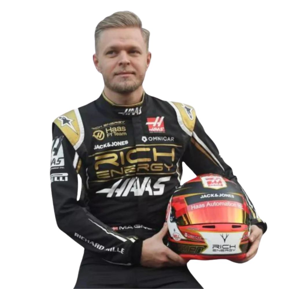 Haas F1 Team Kevin Magnussen 2019 Formel 1 Rennanzug Replika (Rennen)