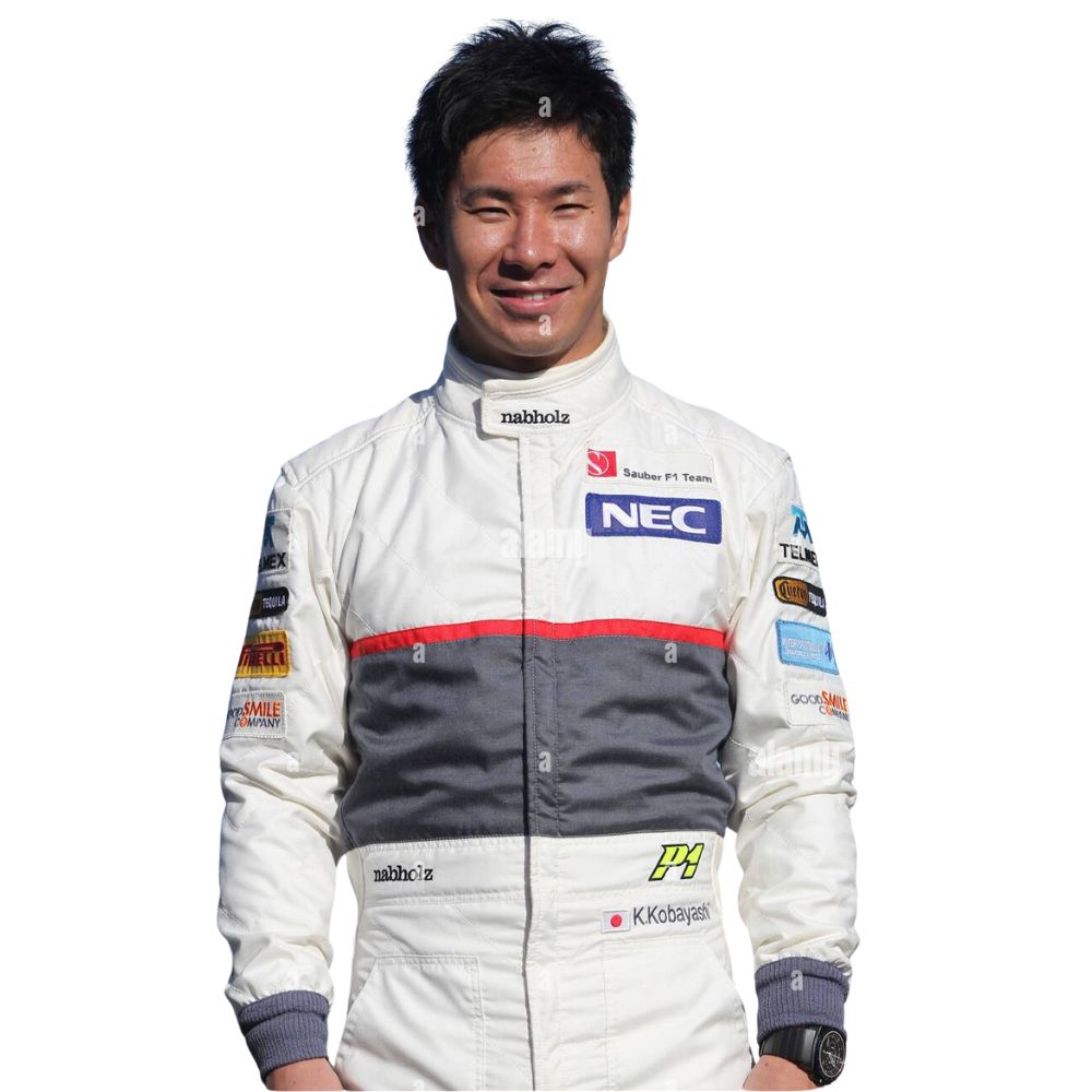 Stake F1 Team Kick Sauber 2012 Formel 1 Rennanzug Replik (Kamui Kobayashi)