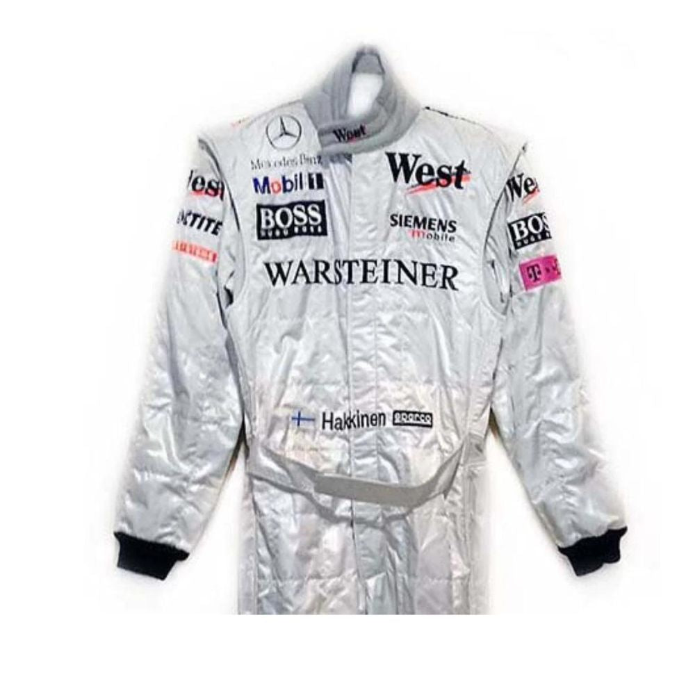 McLaren Formula 1 Team Formel 1 Rennanzug Replik (Mika Häkkinen Rennen 2001)