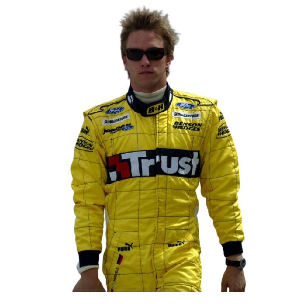 Formel-1-Rennanzug-Replika (Jordan: Nick Heidfelds Rennanzug von 2004)