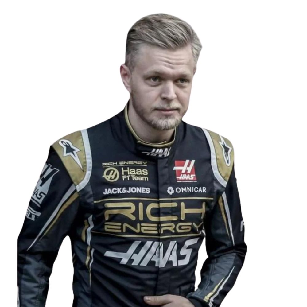 Haas F1 Team Kevin Magnussen 2019 Formula 1 Racing Suit Replica (Race)