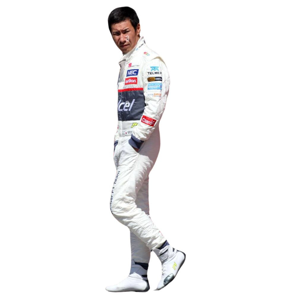 Stake F1 Team Kick Sauber 2012 Formel 1 Rennanzug Replik (Kamui Kobayashi)
