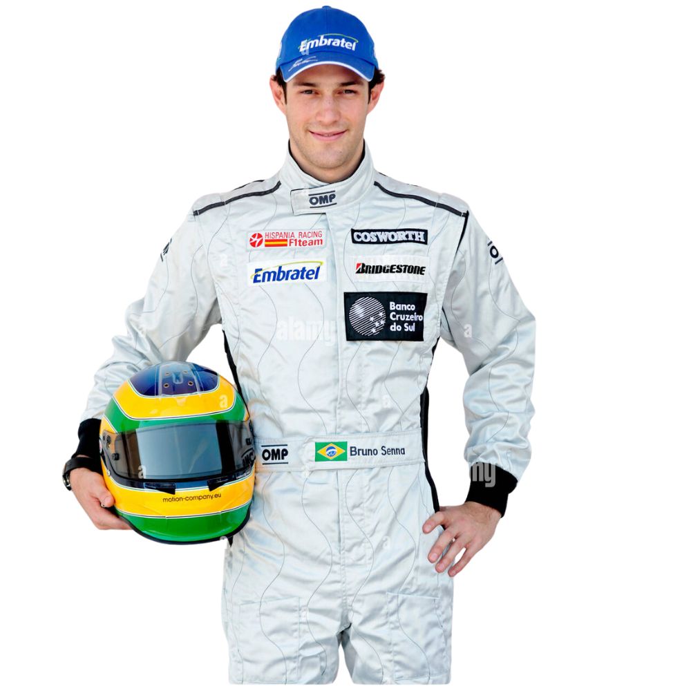 Formel 1 Rennanzug-Replika (Bruno Senna HRT 2010er Rennen)