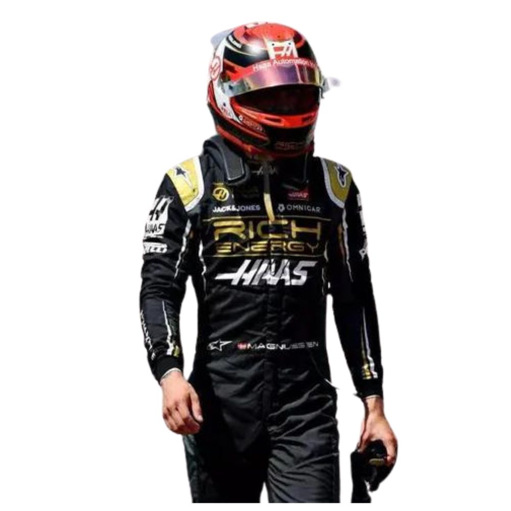 Haas F1 Team Kevin Magnussen 2019 Formula 1 Racing Suit Replica (Race)