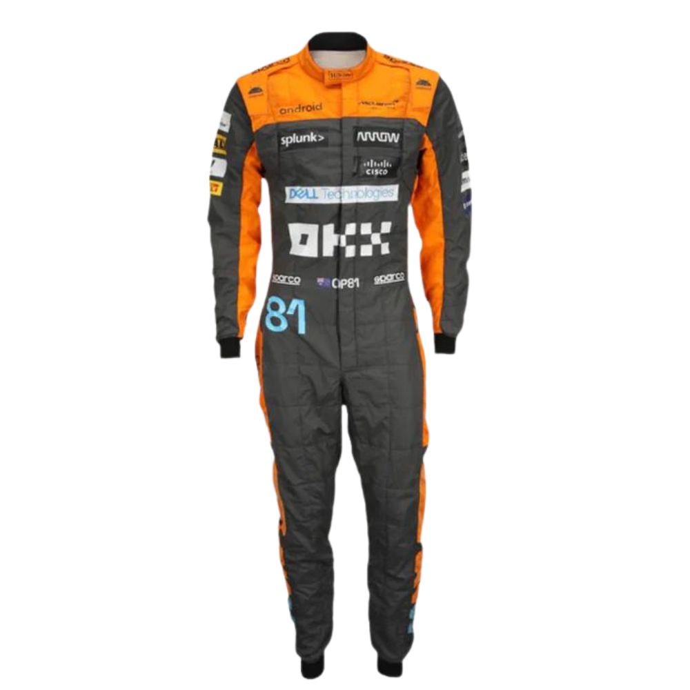 McLaren Formel 1 Team Oscar Piastri 2023 Formel 1 Rennanzug Replika