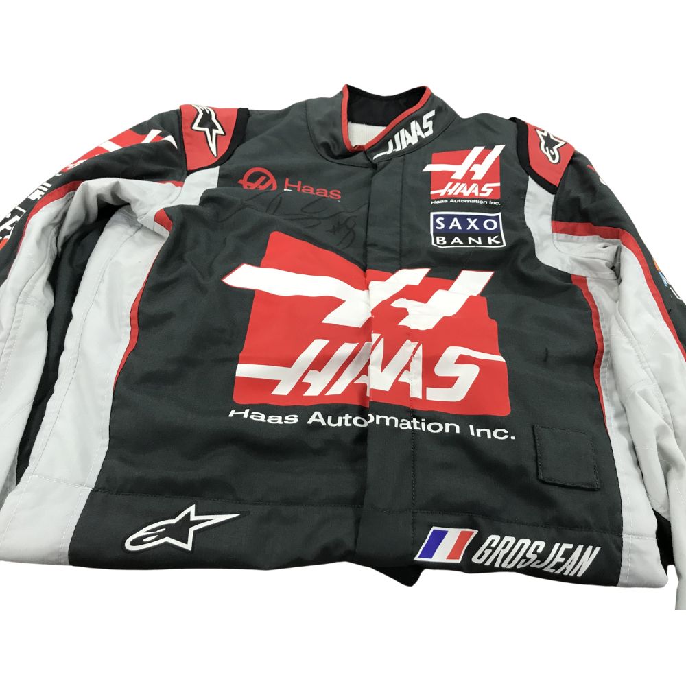 Haas F1 Team 2018 Formula 1 Racing Suit Replica (Race Romain Grosjean)