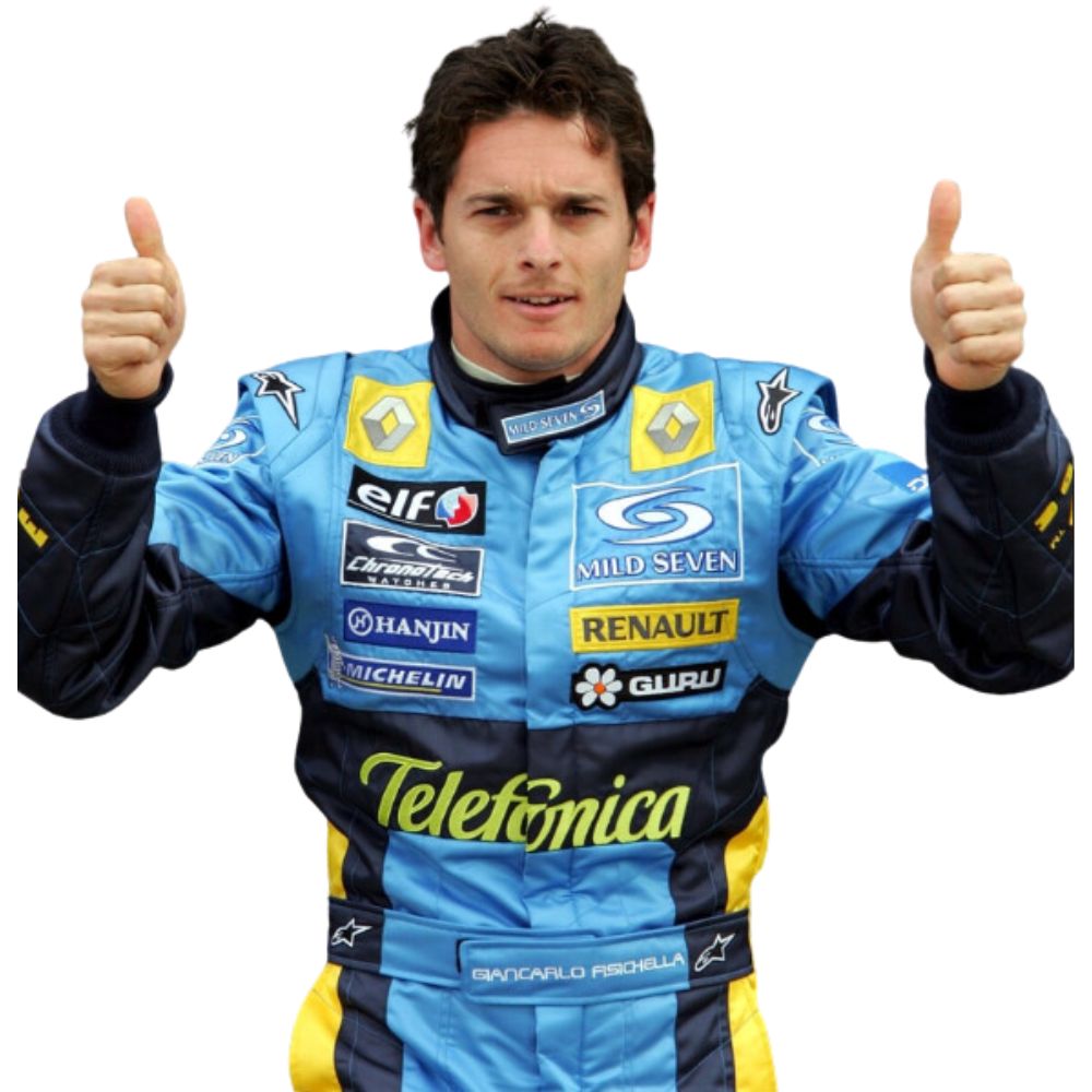 Renault F1 Team Formel 1 Rennanzug Replik (Giancarlo Fisichella Rennen 2005)