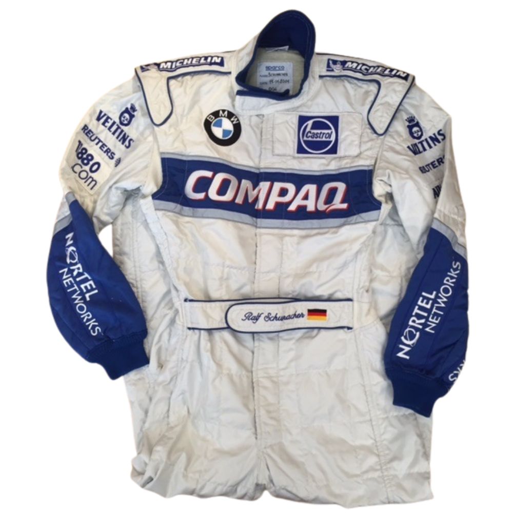 Williams Racing Formel 1 Rennanzug Replik (Ralf Schumacher Rennen 2001er)