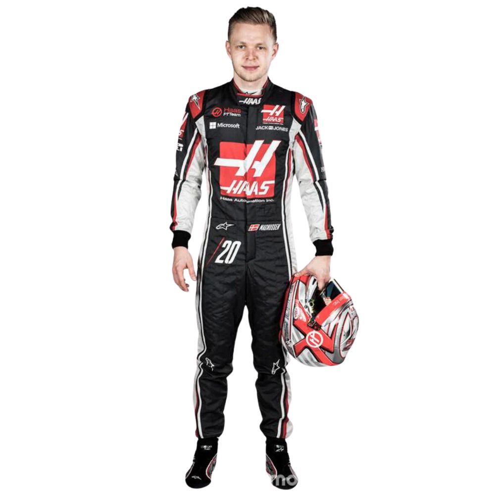 Haas F1 Team Kevin Magnussen 2018 Formel-1-Rennanzug-Replika (Rennen)