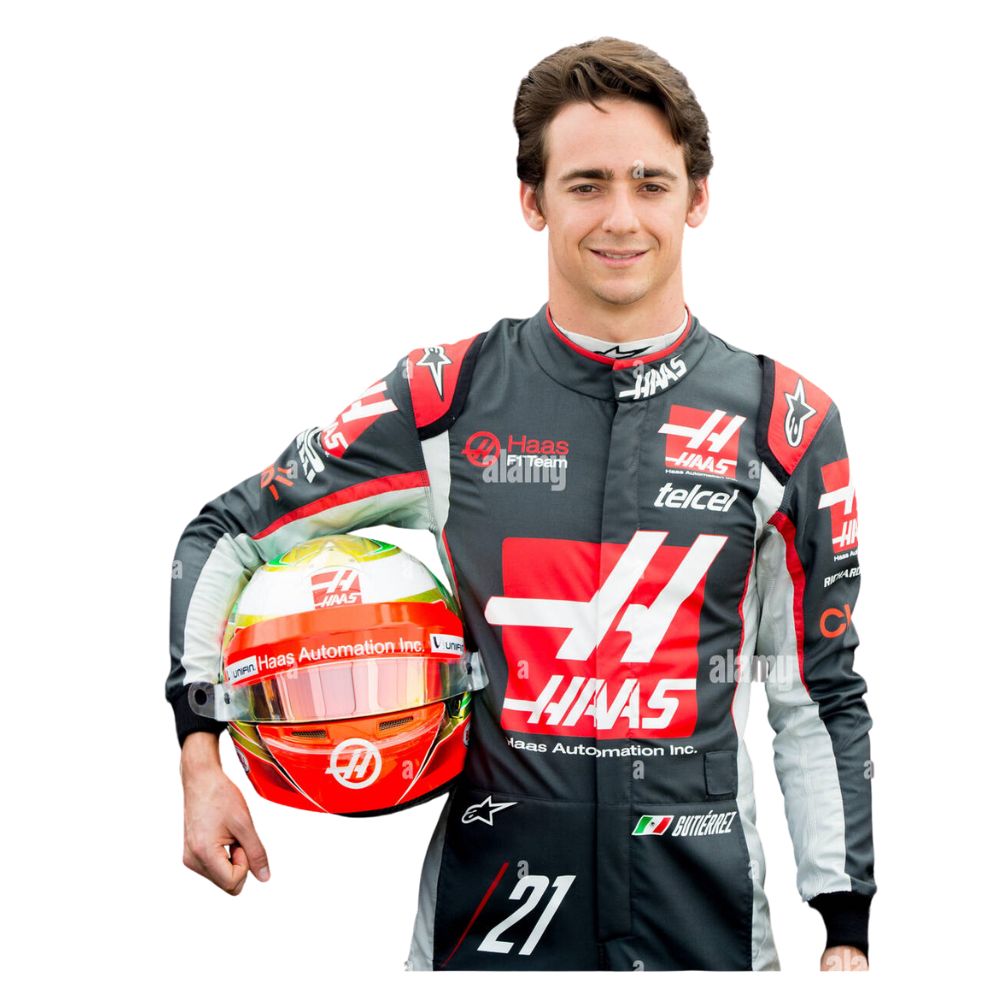 Haas F1 Team 2016 Formel 1 Rennanzug Replika (Formel 1 Esteban Gutiérrez)