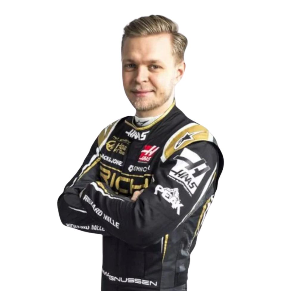 Haas F1 Team Kevin Magnussen 2019 Formel 1 Rennanzug Replika (Rennen)