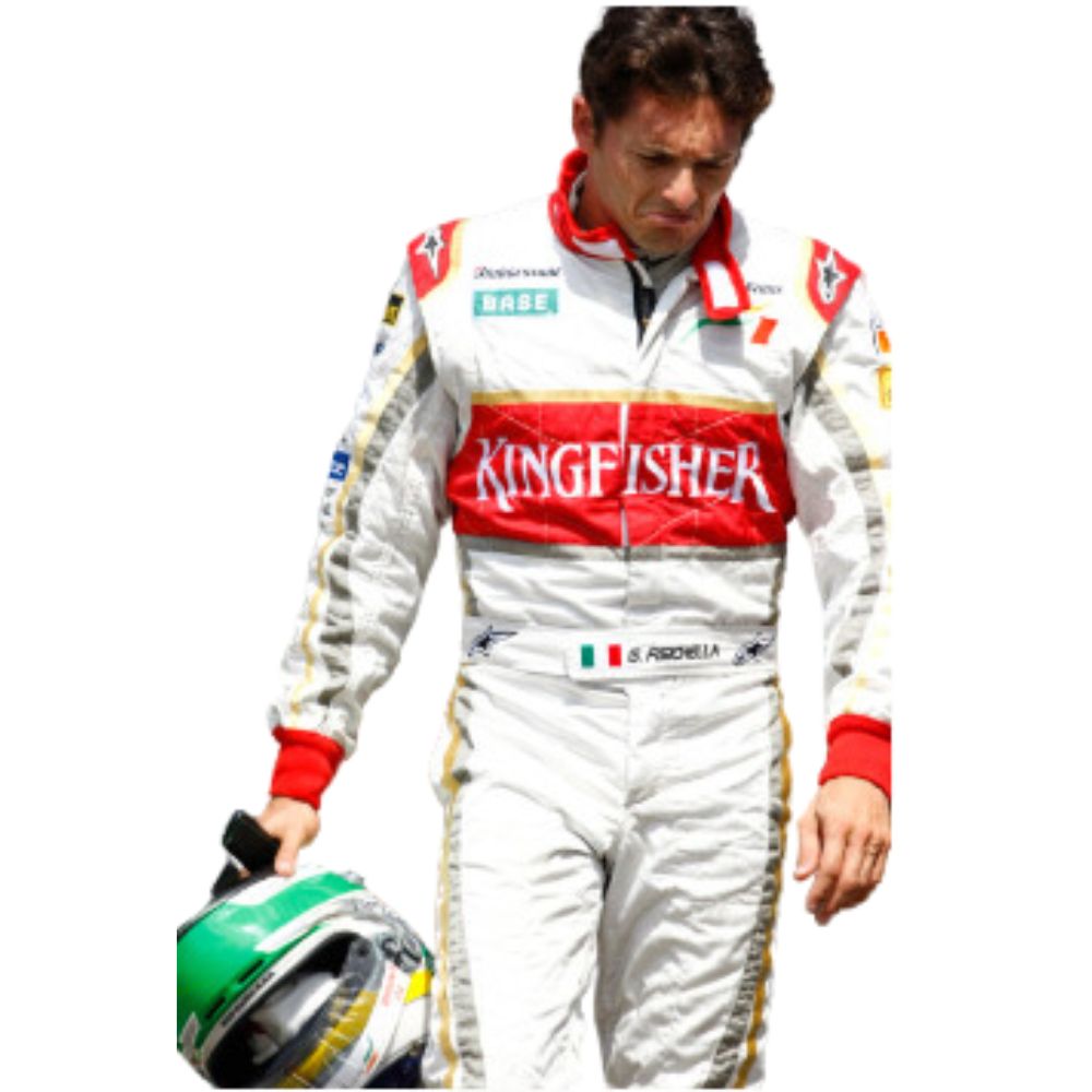 Formel 1 Rennoverall Replik (Force India: Giancarlo Fisichella Rennen 2008er)
