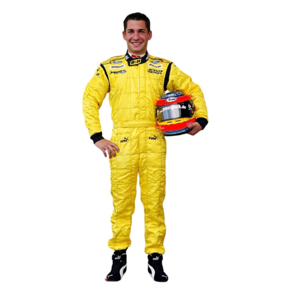 Formel-1-Rennanzug-Replikat (Jordan: Timo Glock Rennen 2004)