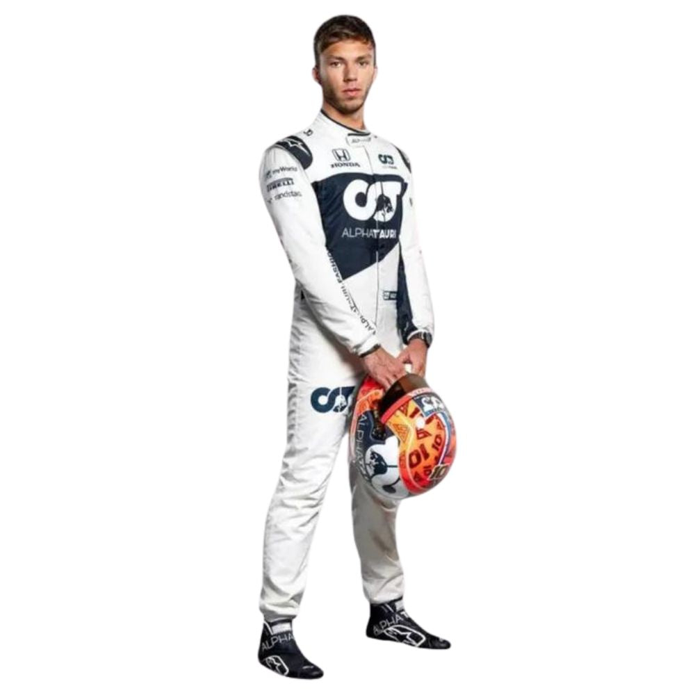 Scuderia AlphaTauri Pierre Gasly 2021 Formel 1 Rennanzug Replik (Rennen)