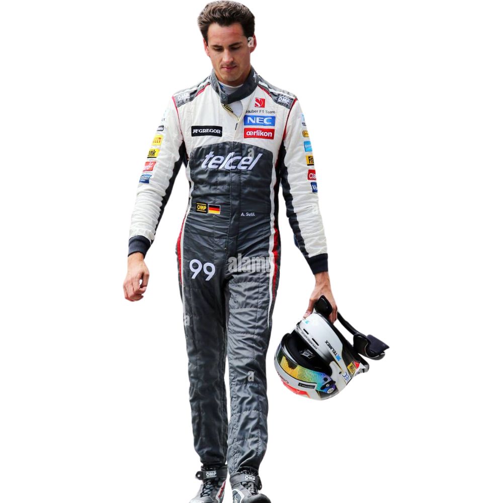 Stake F1 Team Kick Sauber Formel-1-Rennanzug-Replik 2014 (Adrian Sutil)