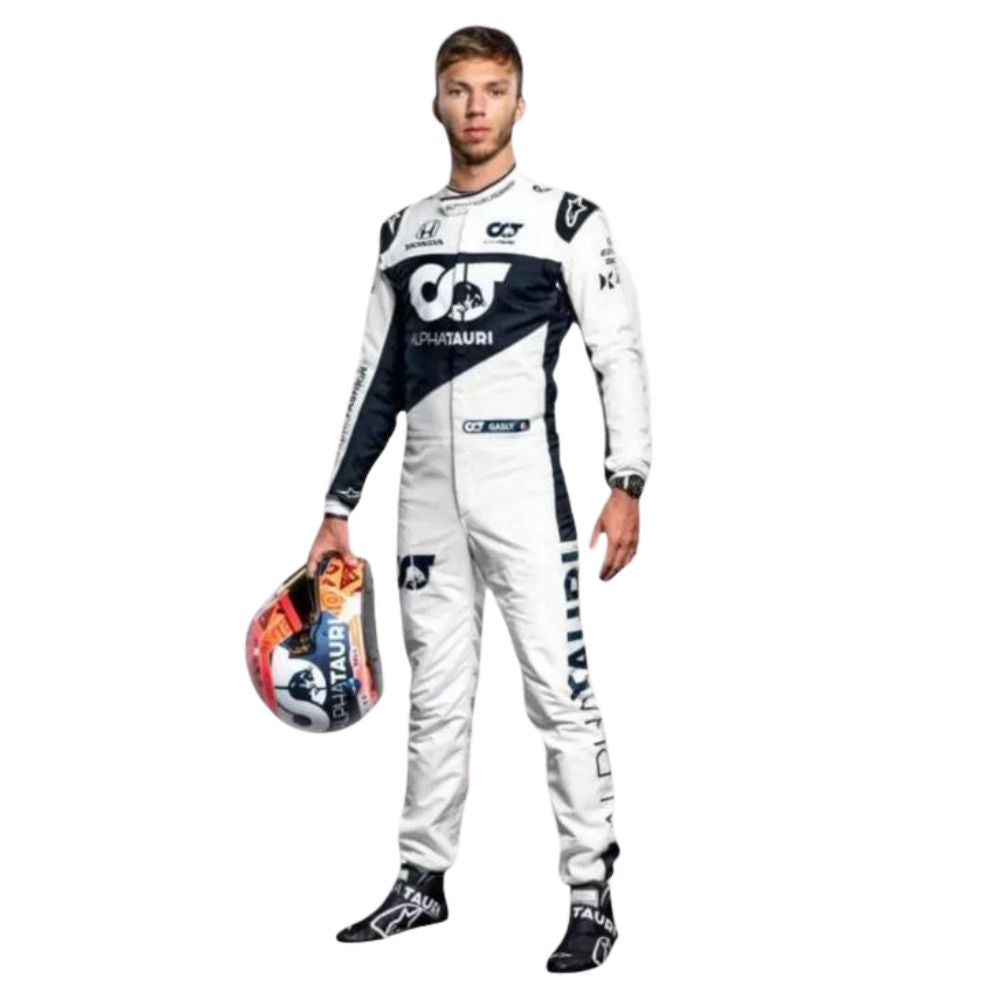 Scuderia AlphaTauri Pierre Gasly 2021 Formel 1 Rennanzug Replik (Rennen)