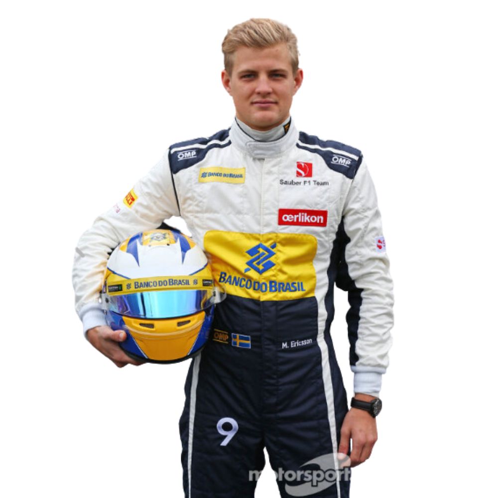 Stake F1 Team Kick Sauber 2015 Formel-1-Rennanzug Replik (Marcus Ericsson)