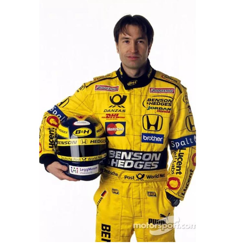 Formel 1 Rennanzug Replik (Heinz-Harald Frentzen Jordan Race 2001)