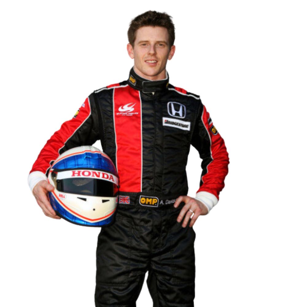 Formel-1-Rennanzug-Replika (Super Aguri: Anthony Davidson Rennen 2008)