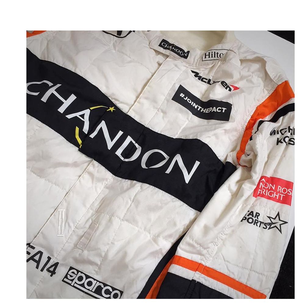 McLaren Formula 1 Team Fernando Alonso 2017 Formula 1 Racing Suit Replica