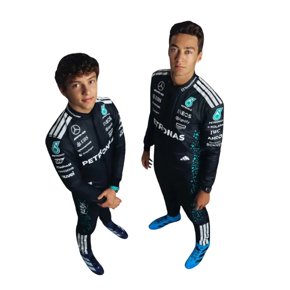 Mercedes-AMG Petronas F1 Team George Russell Formel 1 Rennoverall Replik 2025
