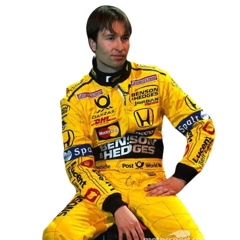 Formel 1 Rennanzug Replik (Heinz-Harald Frentzen Jordan Race 2001)