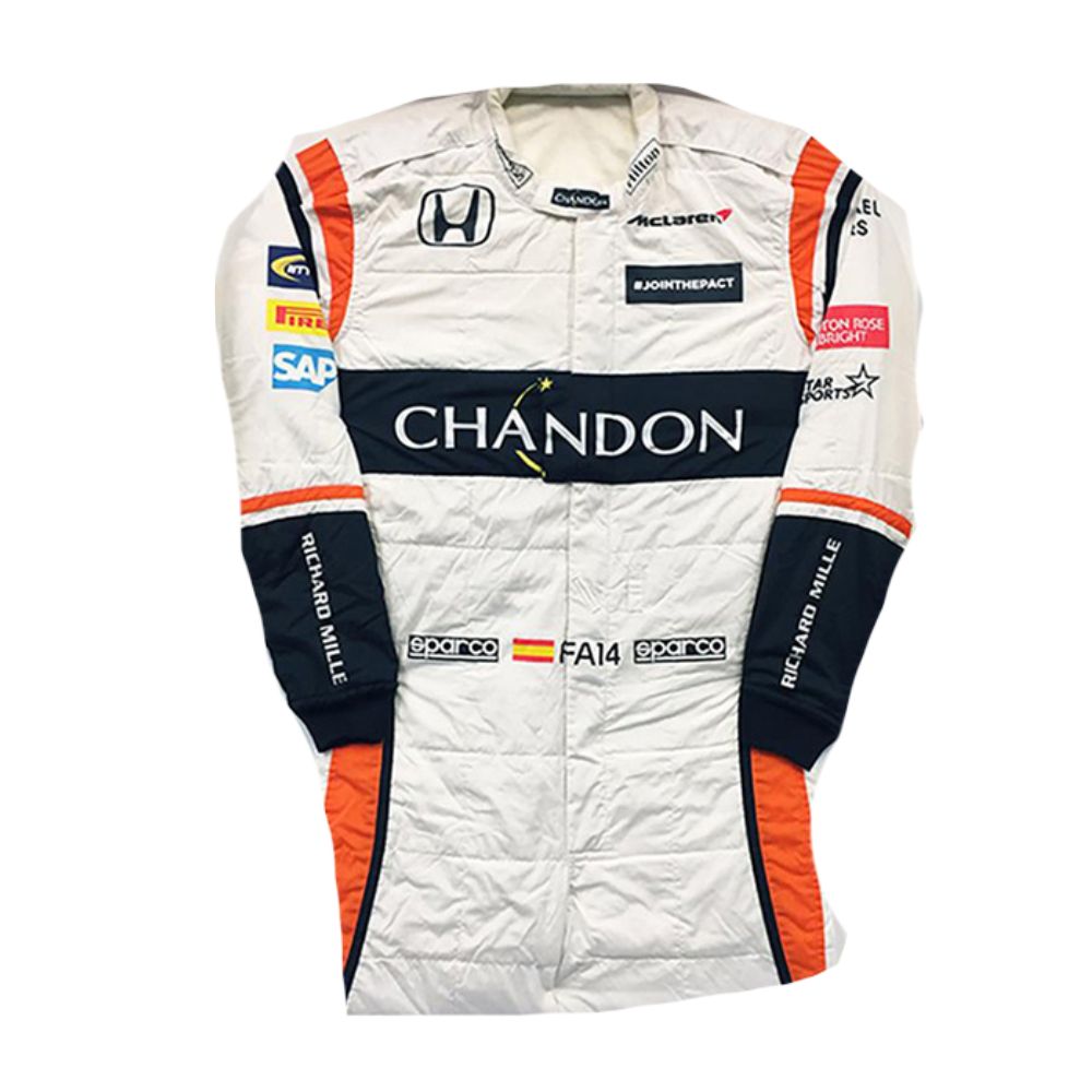 McLaren Formula 1 Team Fernando Alonso 2017 Formula 1 Racing Suit Replica