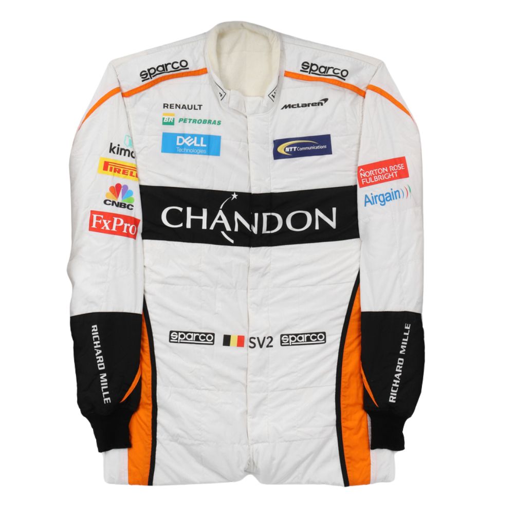McLaren Formel 1 Team 2018 Formel 1 Rennoverall Replik (Rennen Stoffel Vandoorne)