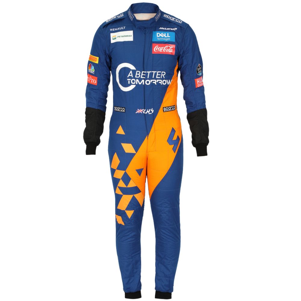 McLaren Formula 1 Team Lando Norris 2019 Formula 1 Racing Suit Replica (Race)