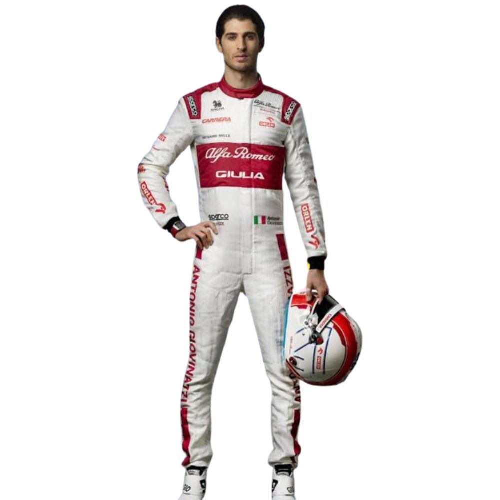 Alfa Romeo F1 Team 2020 Formel 1 Rennanzug Replik (Antonio Giovinazzi)