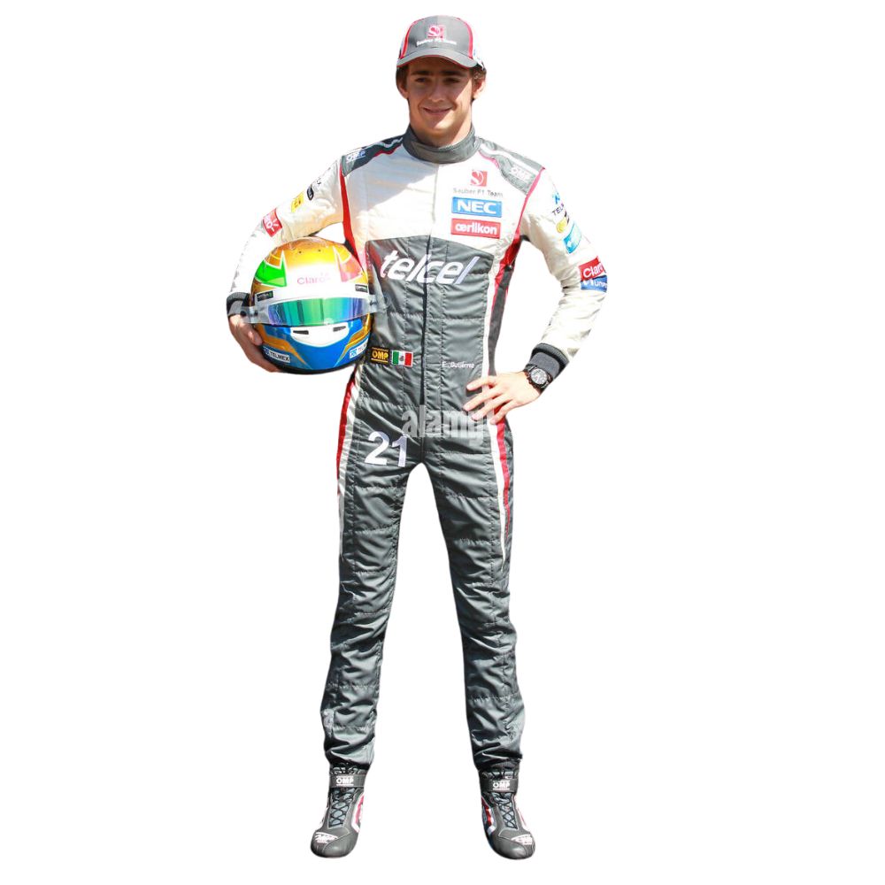 Stake F1 Team Kick Sauber Formel-1-Rennanzug-Replik 2014 (Esteban Gutiérrez)