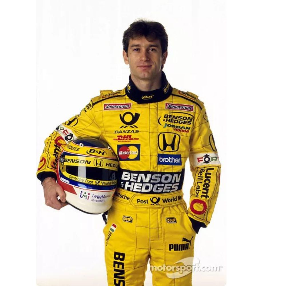 Formel-1-Rennanzug-Replika (Jarno Trulli Jordan Race 2001)