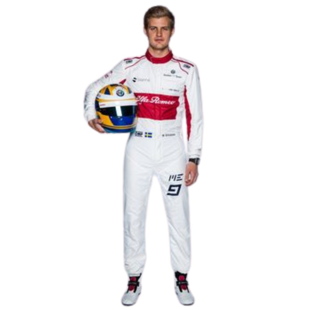 Alfa Romeo 2018 Formel 1 Rennanzug Replika (Rennanzug Marcus Ericsson)