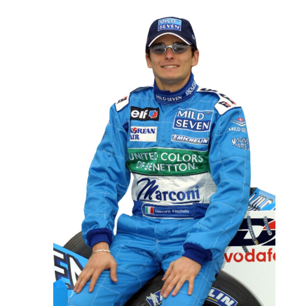 Formel-1-Rennanzug-Replika (Giancarlo Fisichella Benetton Rennen 2001)