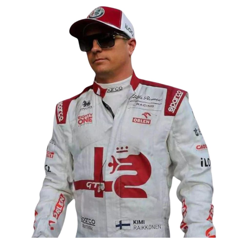 Alfa Romeo F1 Team Kimi Räikkönen 2021 Formel-1-Rennanzug Replik (Race Kimi Räikkönen)