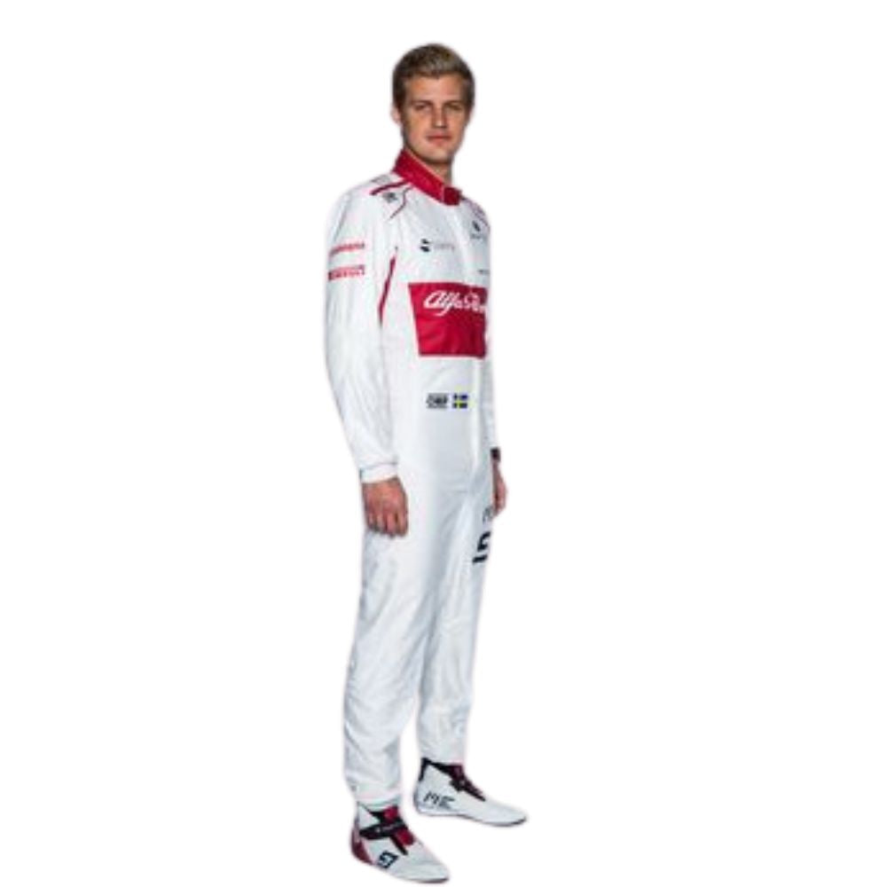 Alfa Romeo 2018 Formel 1 Rennanzug Replika (Rennanzug Marcus Ericsson)