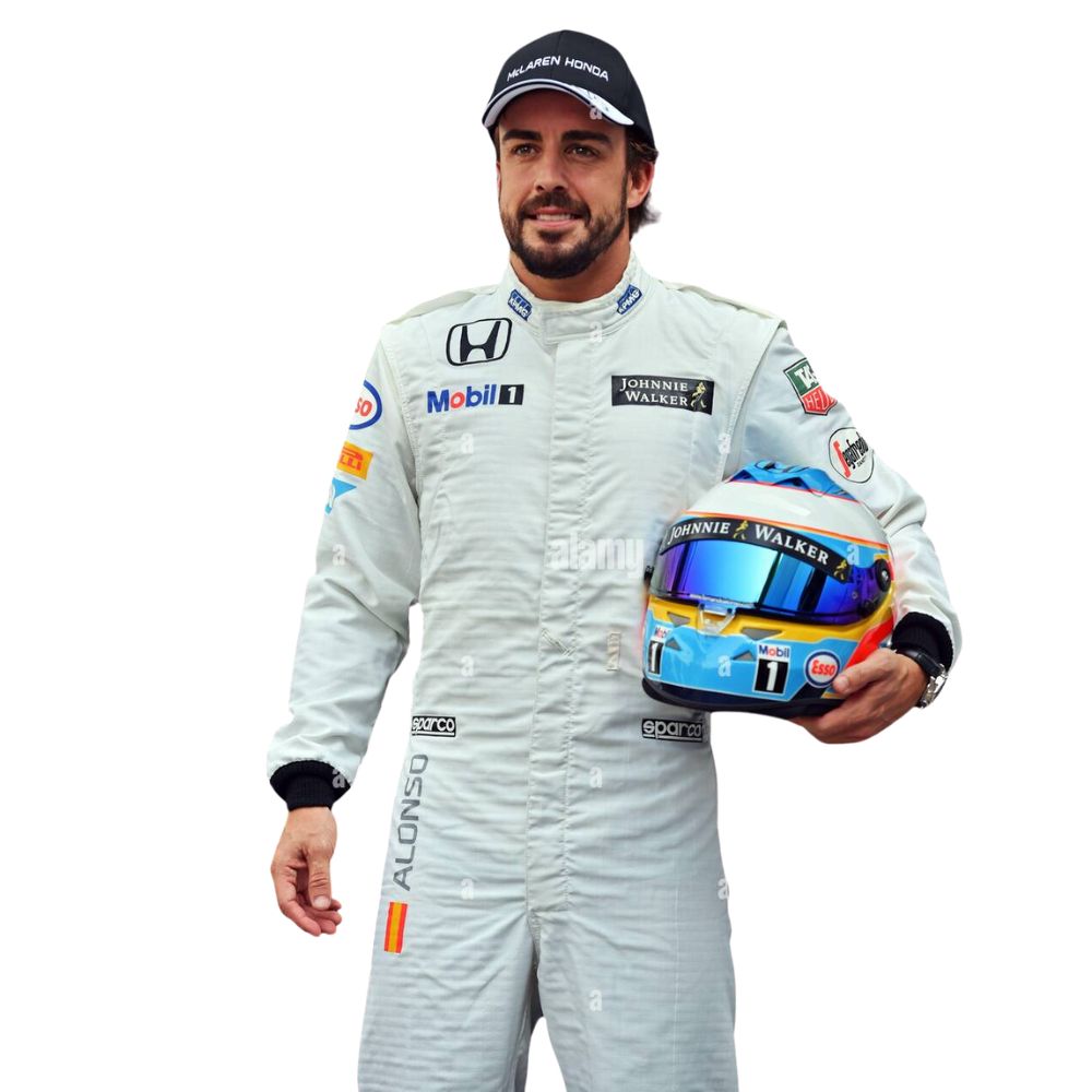 McLaren Formula 1 Team Fernando Alonso 2015 Formula 1 Racing Suit Replica