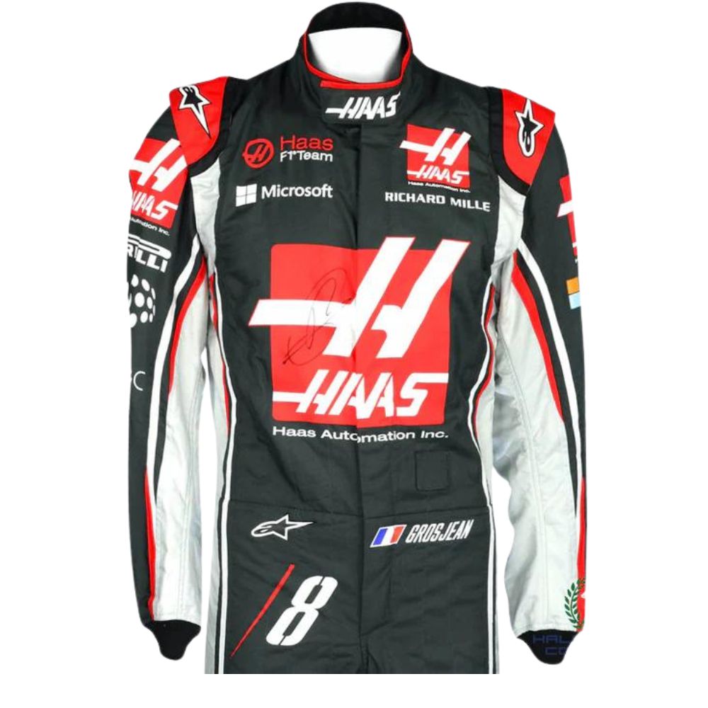 Haas F1 Team Formel-1-Rennanzug-Replika 2017 (Romain Grosjean)