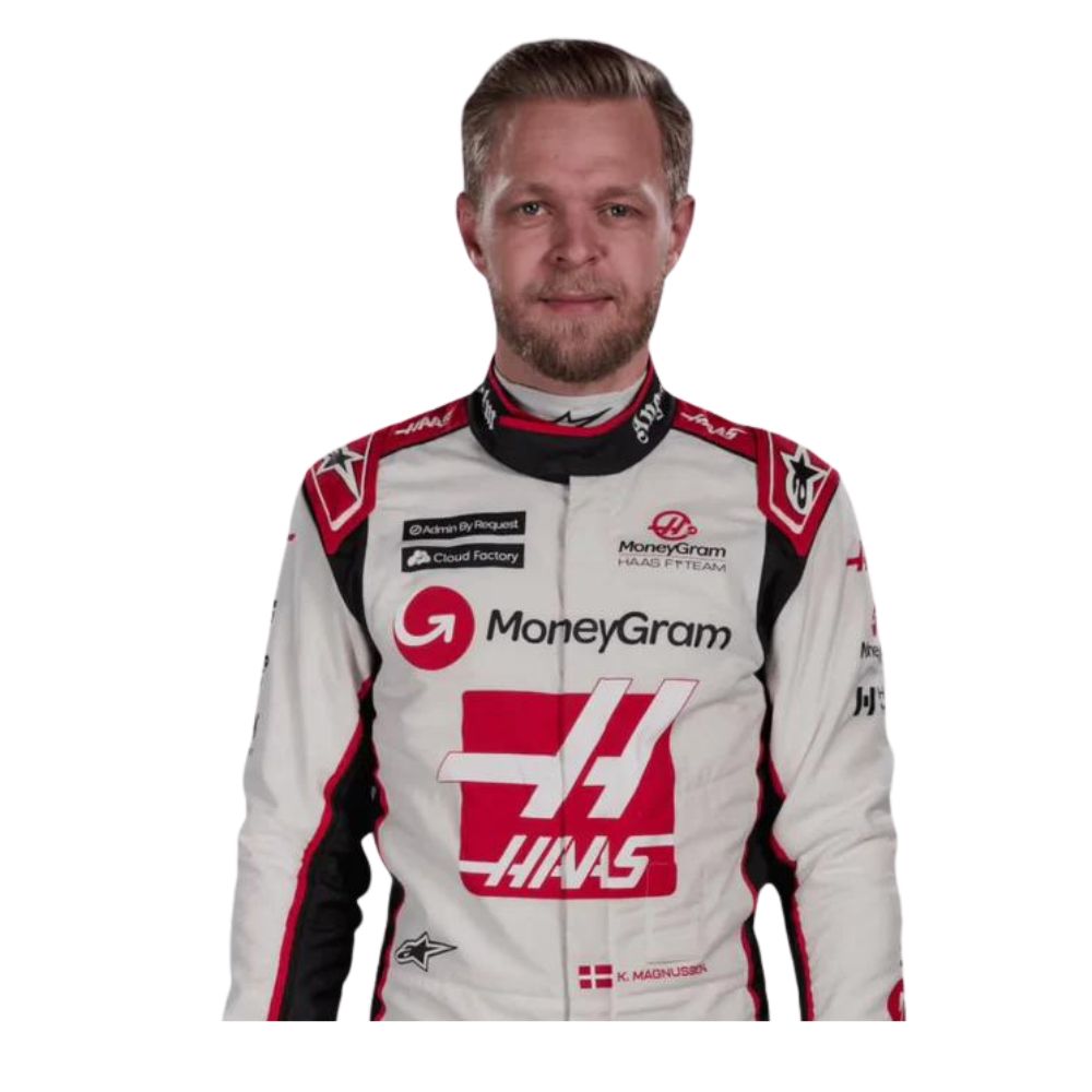 Haas F1 Team Kevin Magnussen 2023 Formel 1 Rennanzug Replika