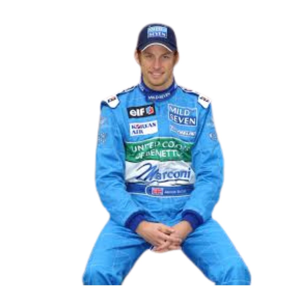 Formel-1-Rennanzug-Replik (Jenson Button Benetton Race 2001s)
