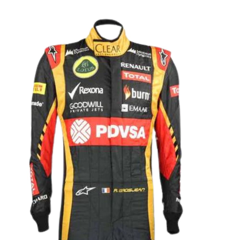 2014 Formel 1 Rennoverall-Replika (Team Romain Grosjean Lotus)