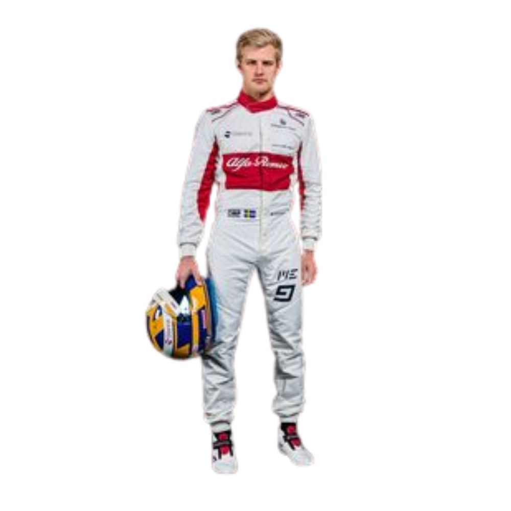 Alfa Romeo 2018 Formel 1 Rennanzug Replika (Rennanzug Marcus Ericsson)