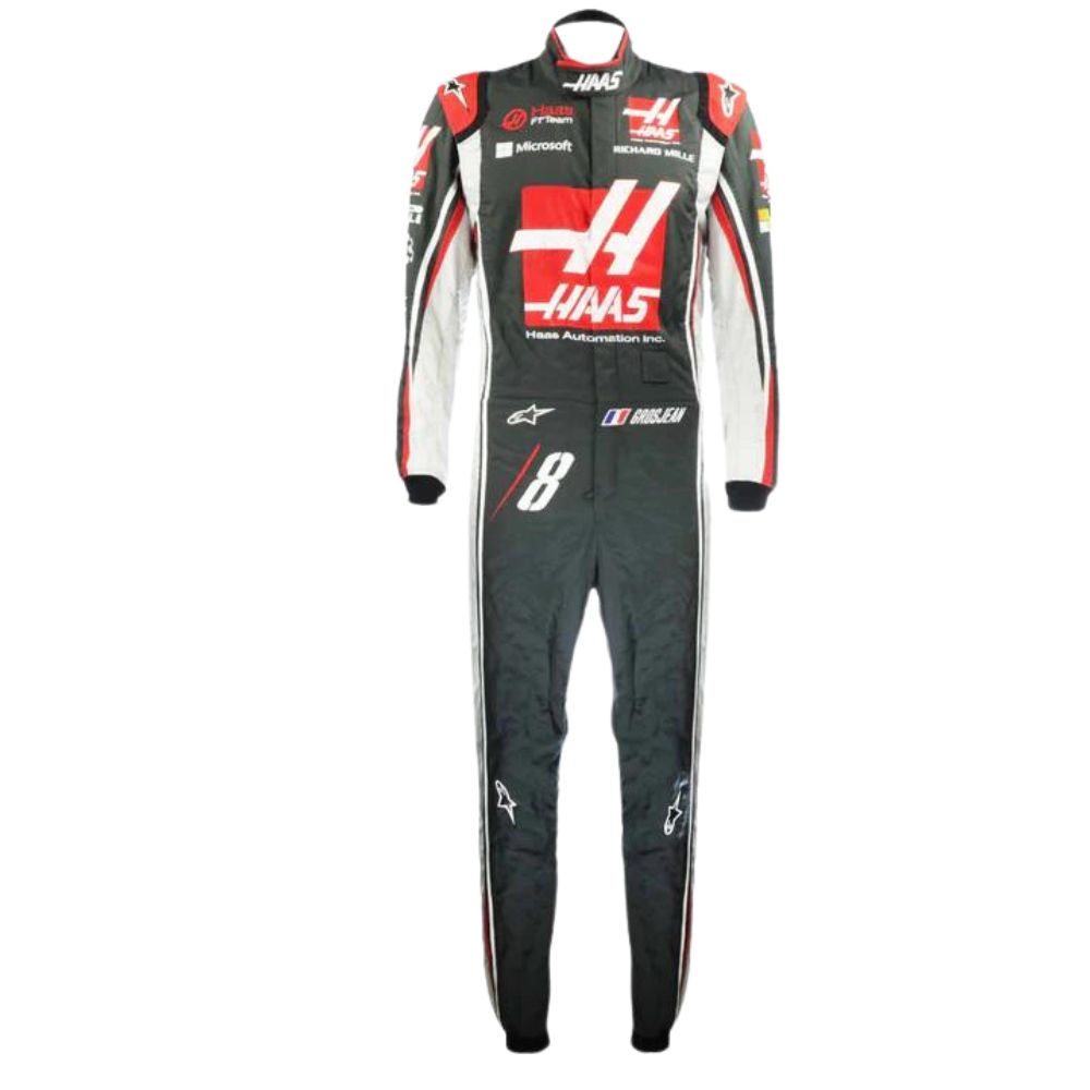 Haas F1 Team Formel-1-Rennanzug-Replika 2017 (Romain Grosjean)
