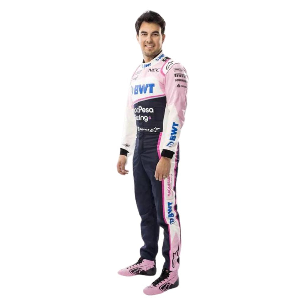 Sergio Perez 2019 Formel 1 Rennanzug Replika (Race Point)